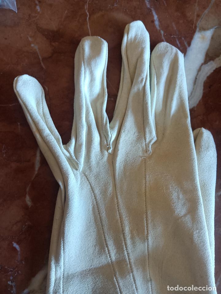 pareja de guantes blancos, calados, mujer, muy - Compra venta en  todocoleccion