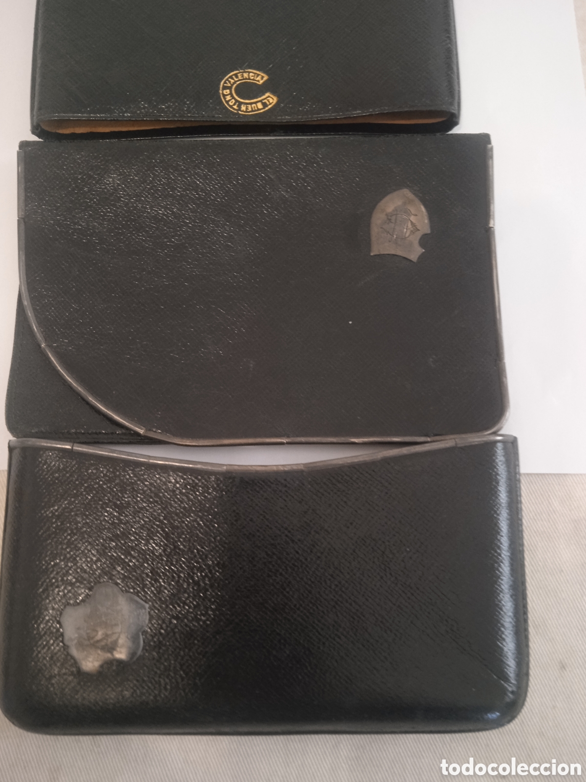 Antig&uuml;edades: Cartera con sellos en plata - Foto 4