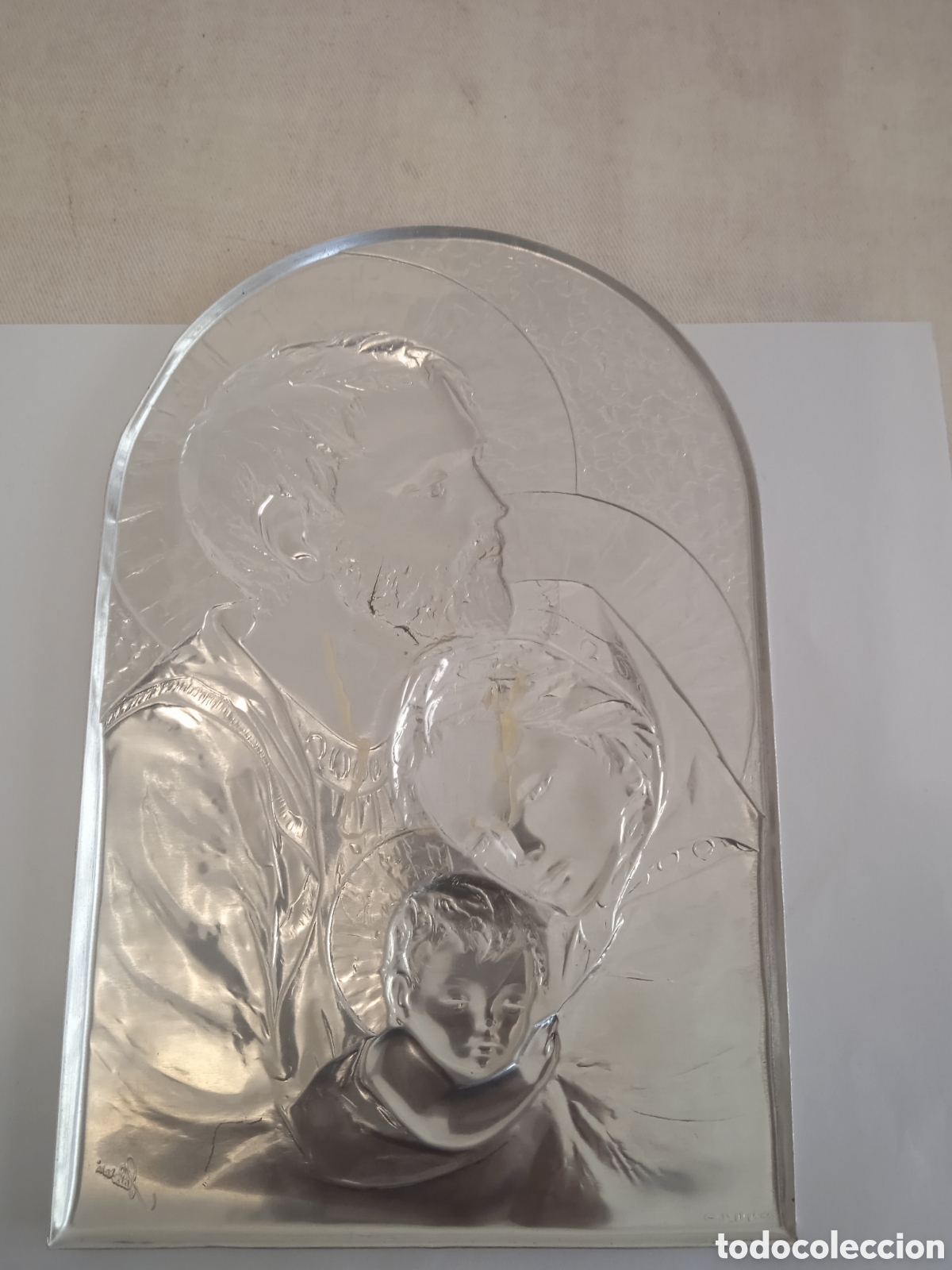 Antig&uuml;edades: Placa en plata 34 gramos - Foto 3
