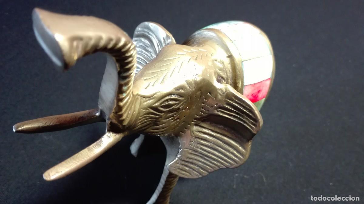Antig&uuml;edades: ELEFANTE DE BRONCE - Foto 9