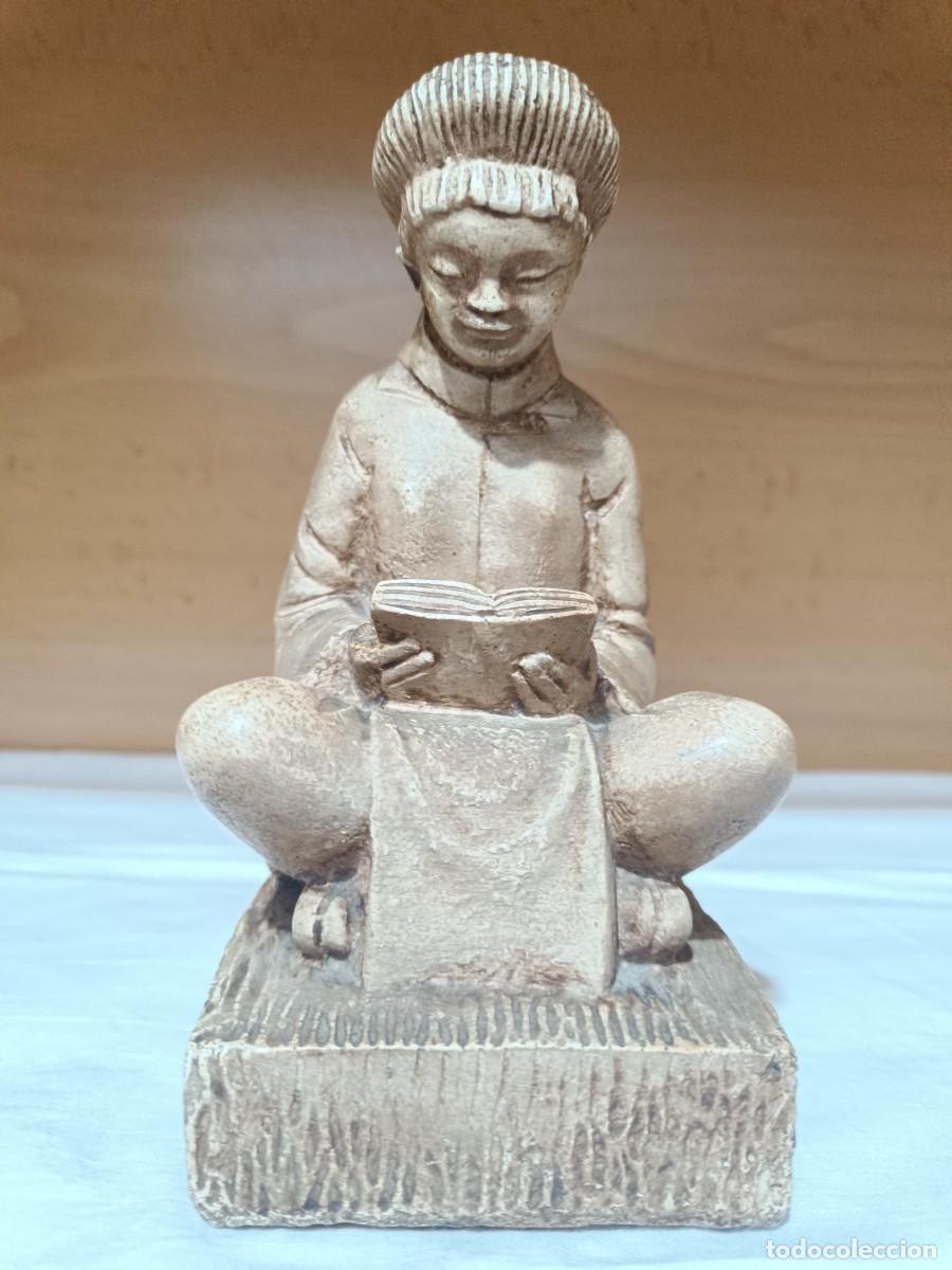 Antig&uuml;edades: Figura de m&aacute;rmol.... - Foto 1