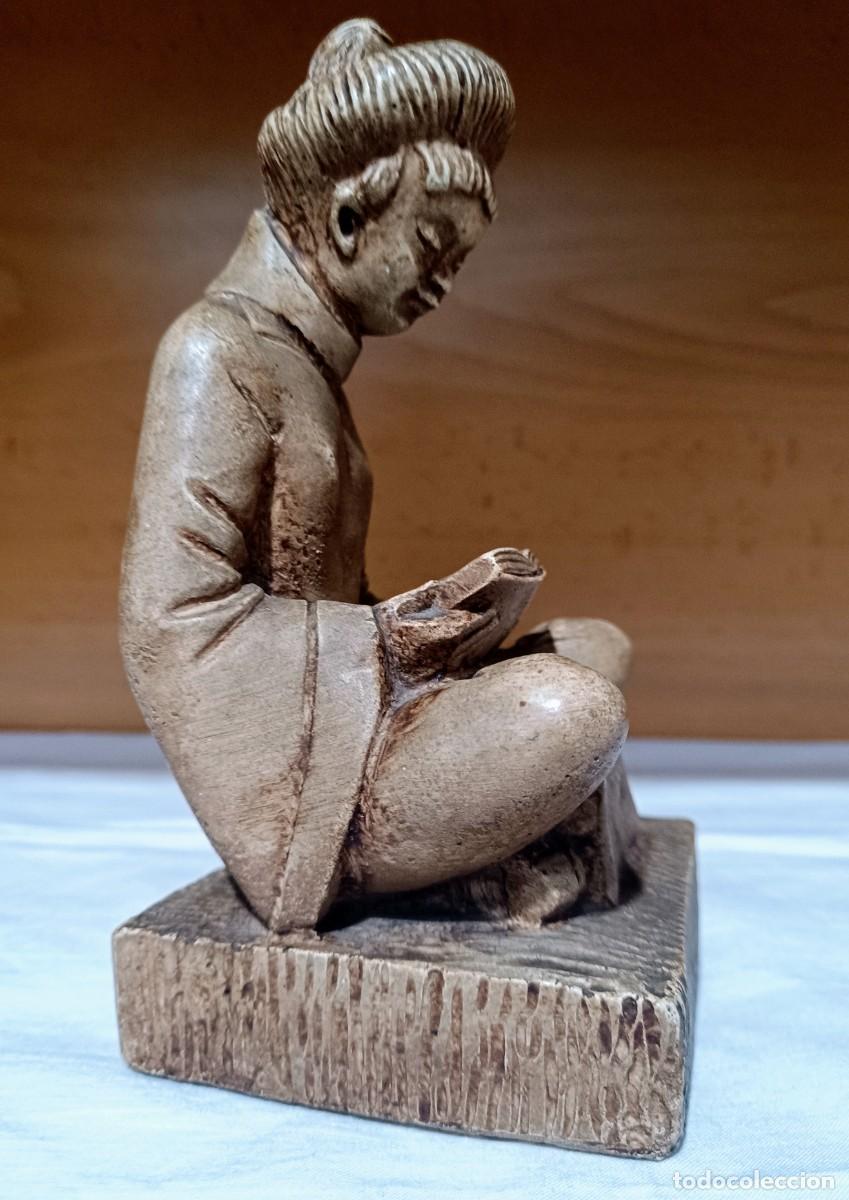 Antig&uuml;edades: Figura de m&aacute;rmol.... - Foto 2