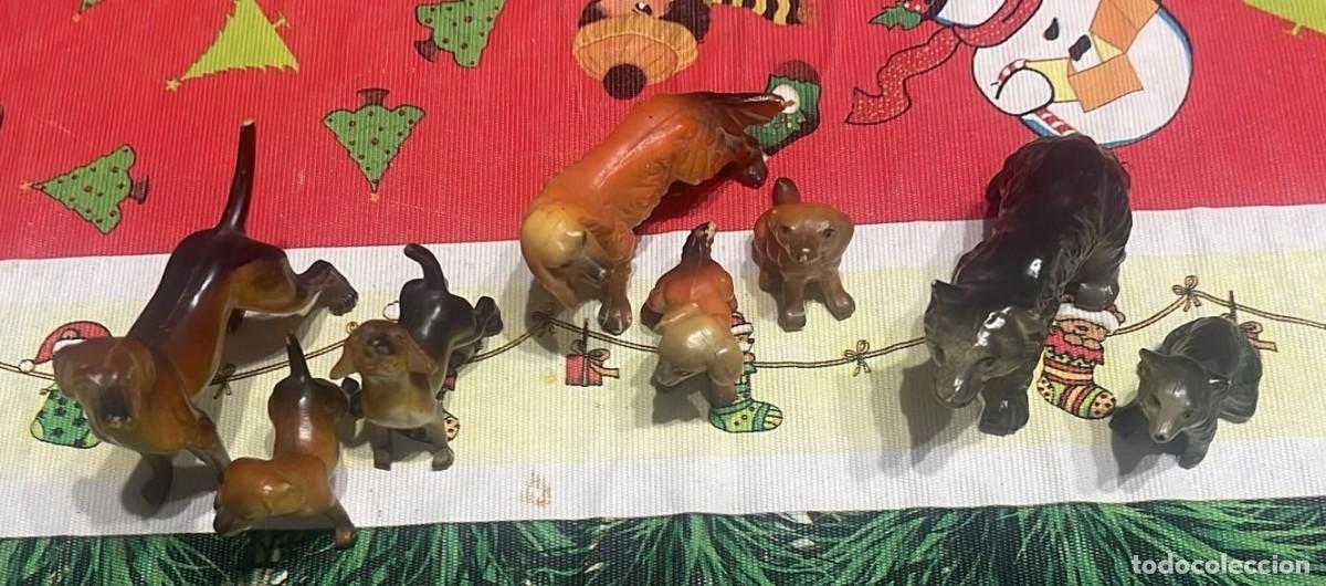 Antig&uuml;edades: LOTE DE 3 FAMILIAS DE PERROS - Foto 2