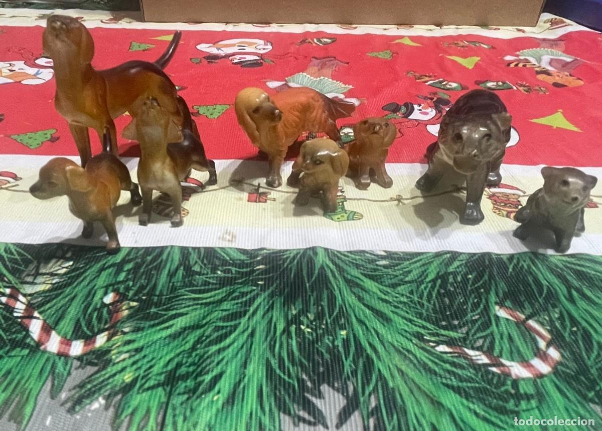 Antig&uuml;edades: LOTE DE 3 FAMILIAS DE PERROS - Foto 4