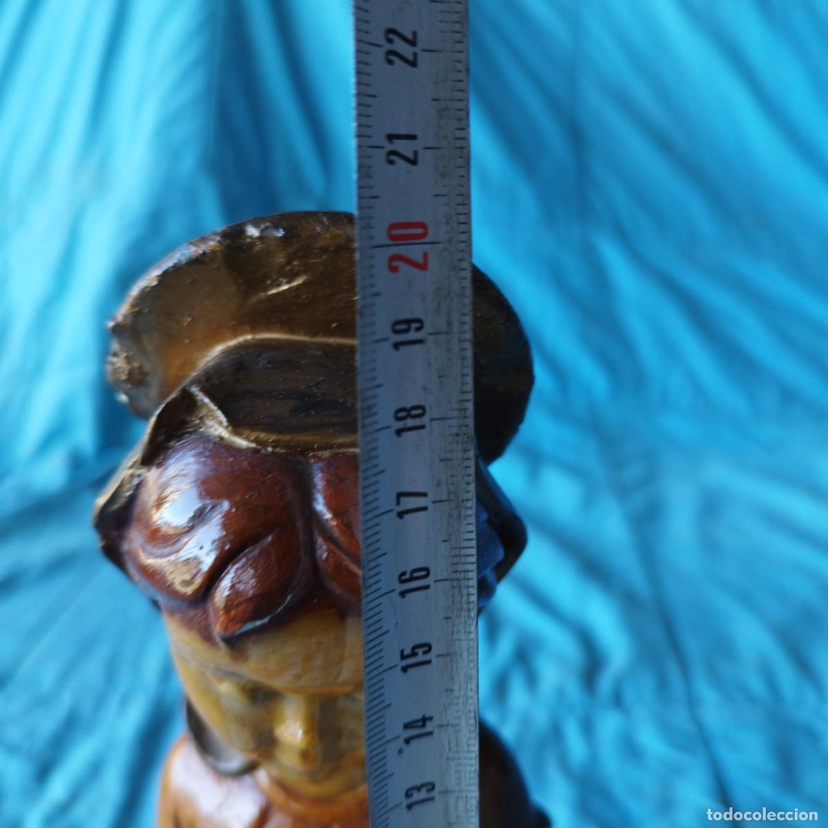 Antig&uuml;edades: FIGURA RELIGIOSA, 20 CM - Foto 5