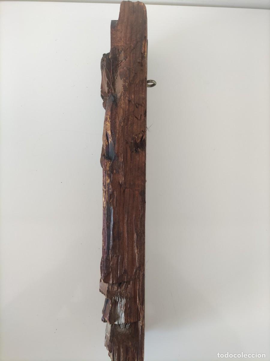 Antig&uuml;edades: TALLA MADERA SANTO APOSTOL - Foto 5