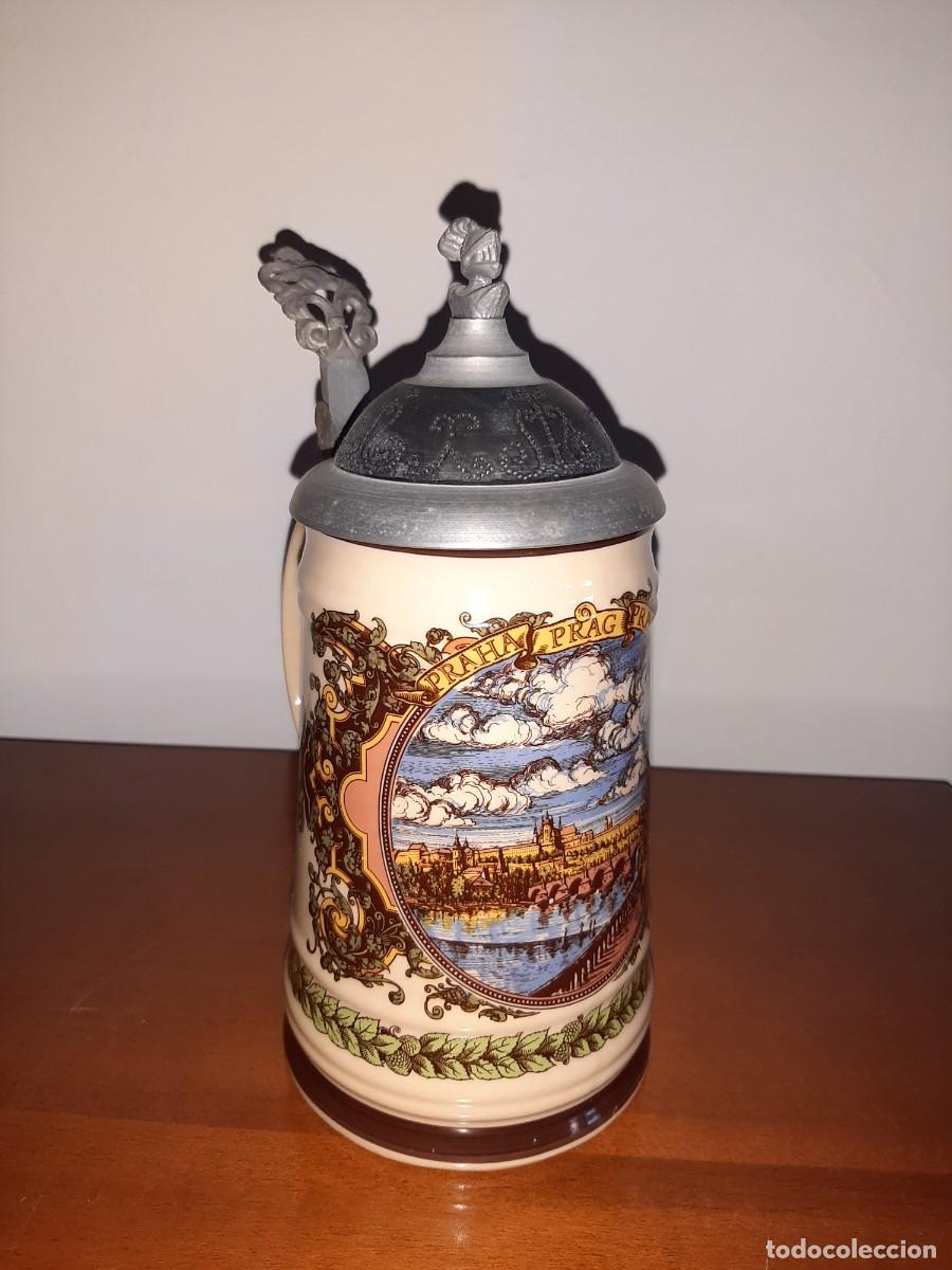 Antig&uuml;edades: JARRA DE CERVEZA DE PRAGA - Foto 2