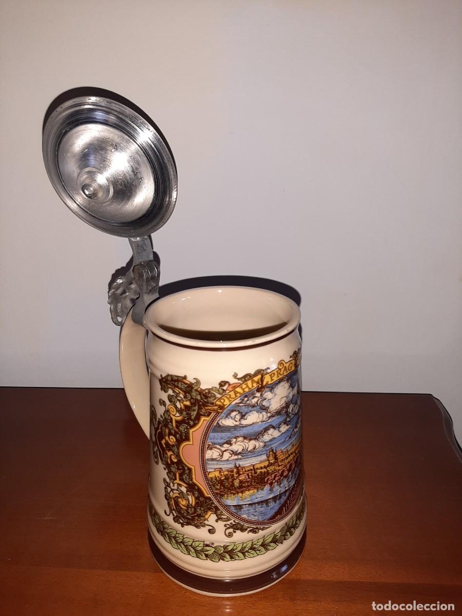 Antig&uuml;edades: JARRA DE CERVEZA DE PRAGA - Foto 3