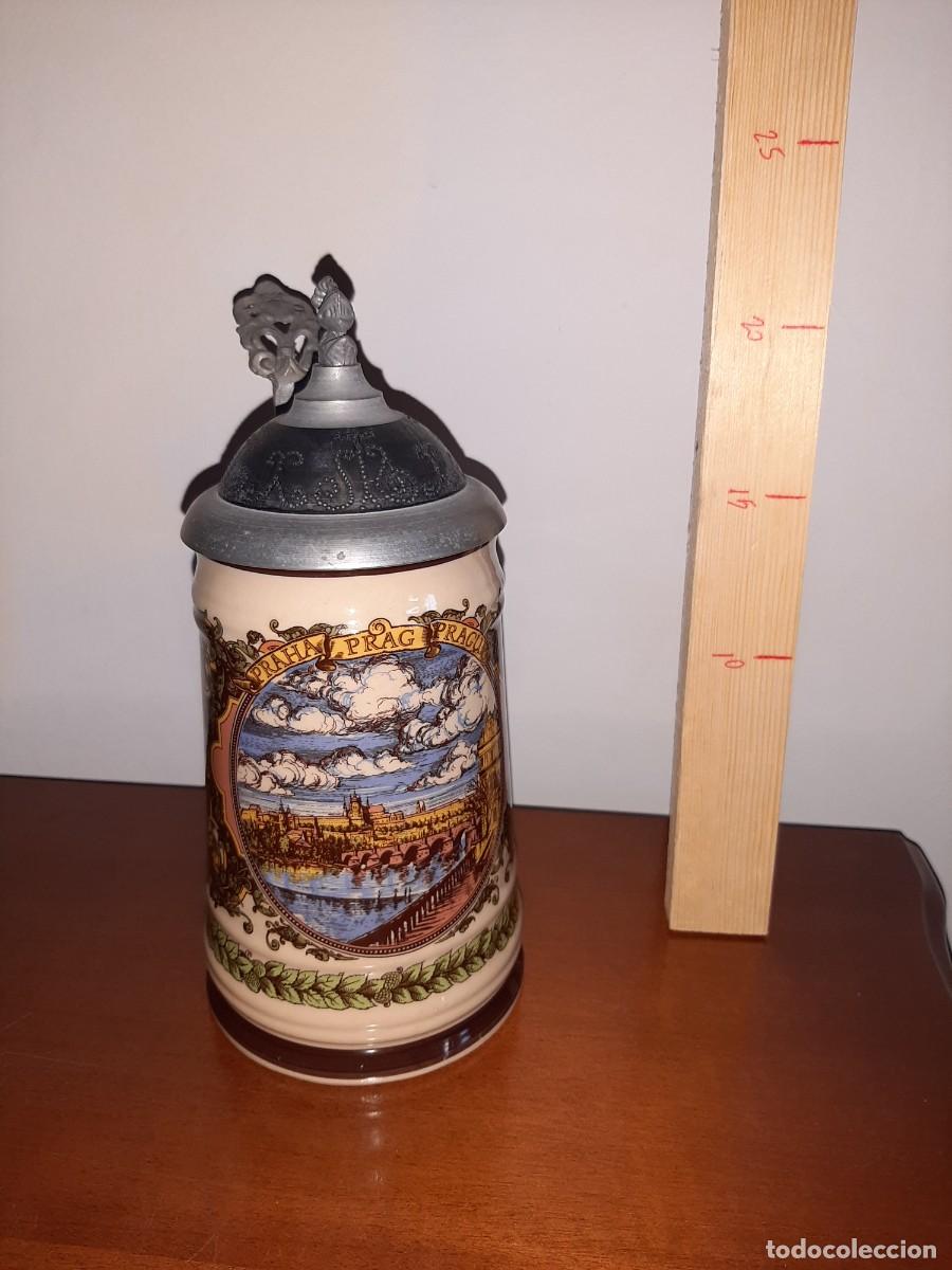 Antig&uuml;edades: JARRA DE CERVEZA DE PRAGA - Foto 7