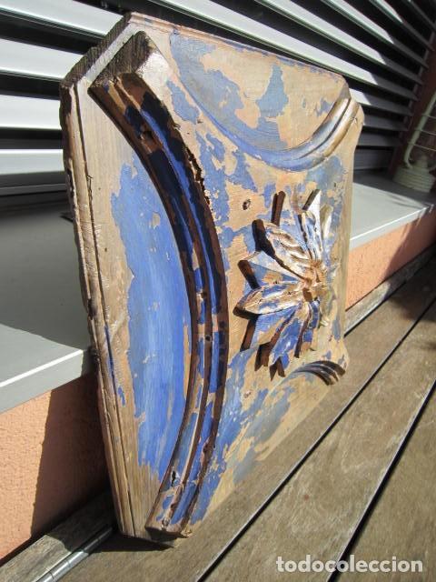 Antig&uuml;edades: Talla de madera siglo XVIII - Foto 3
