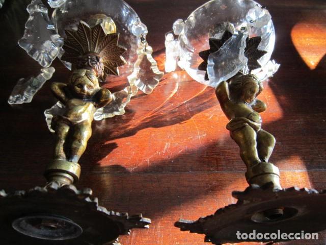 Antig&uuml;edades: Pareja de candelabros - Foto 3