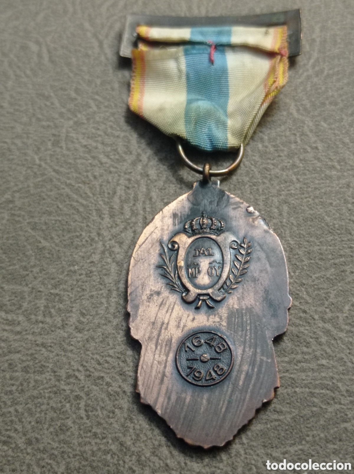 Antig&uuml;edades: MEDALLA lll CENTENARIO S. JOSE DE CALASANT 1948 - Foto 2