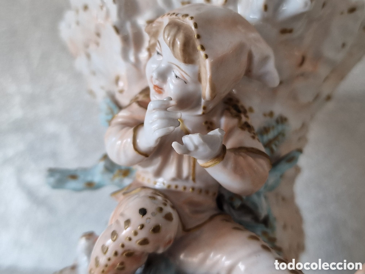 Antig&uuml;edades: ANTIGUA PORCELANA QUERUBIN BOTIN - Foto 8
