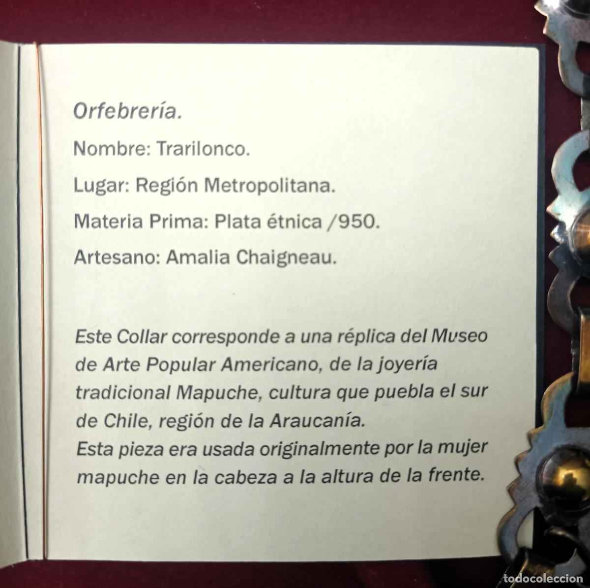 Antig&uuml;edades: TRARILONCO MAPUCHE - CHILE - Foto 7