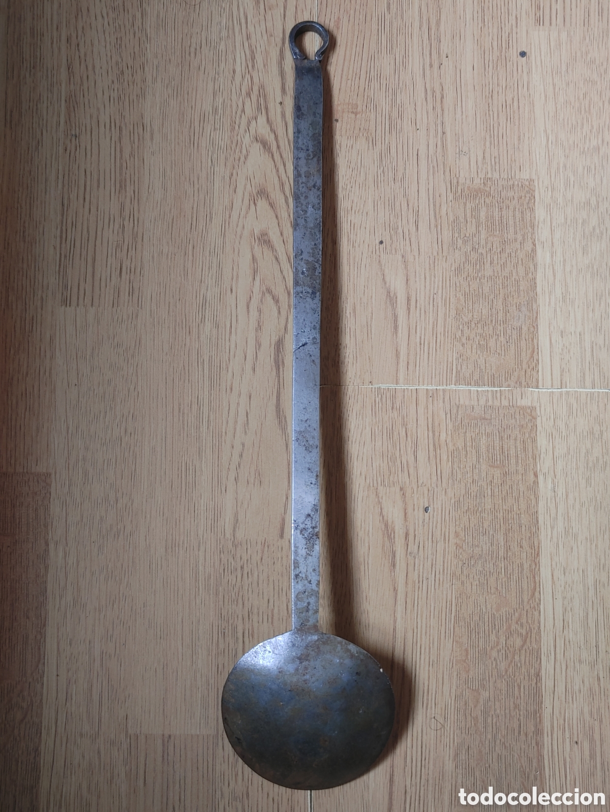 Antig&uuml;edades: Cucharon en hierro forjado. S. XVIII. - Foto 2
