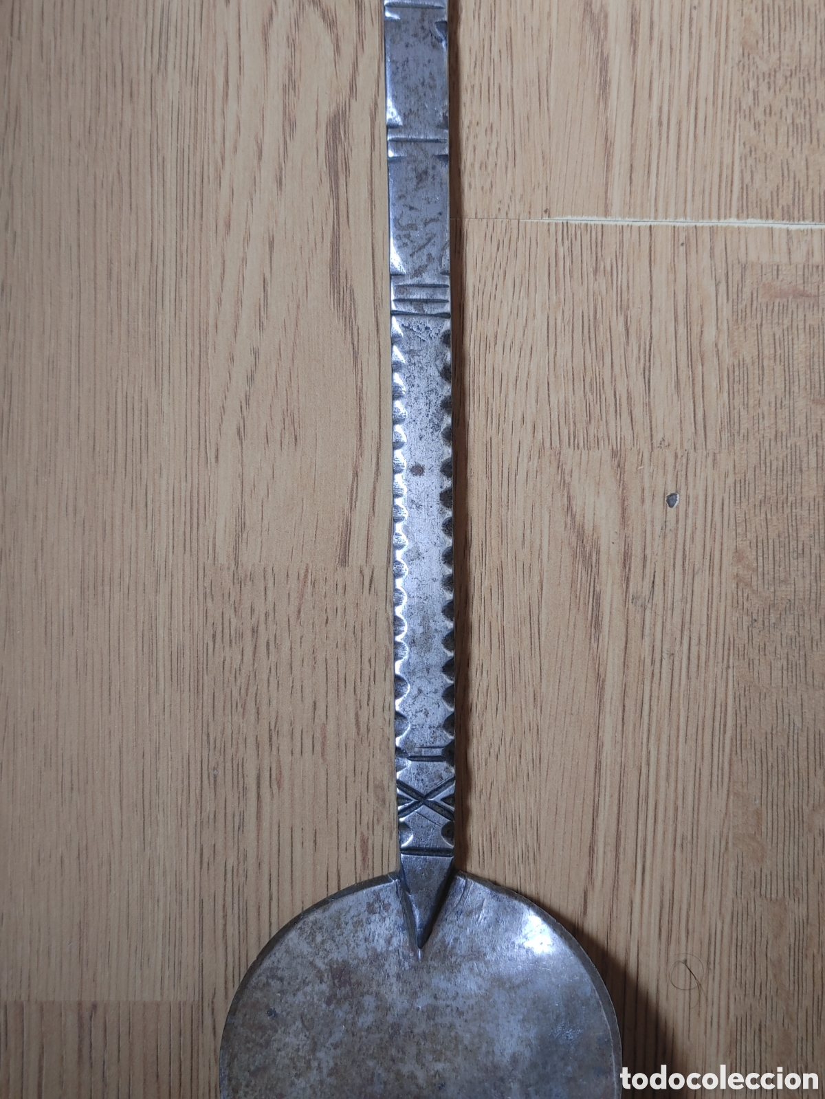 Antig&uuml;edades: Cucharon en hierro forjado. S. XVIII. - Foto 4