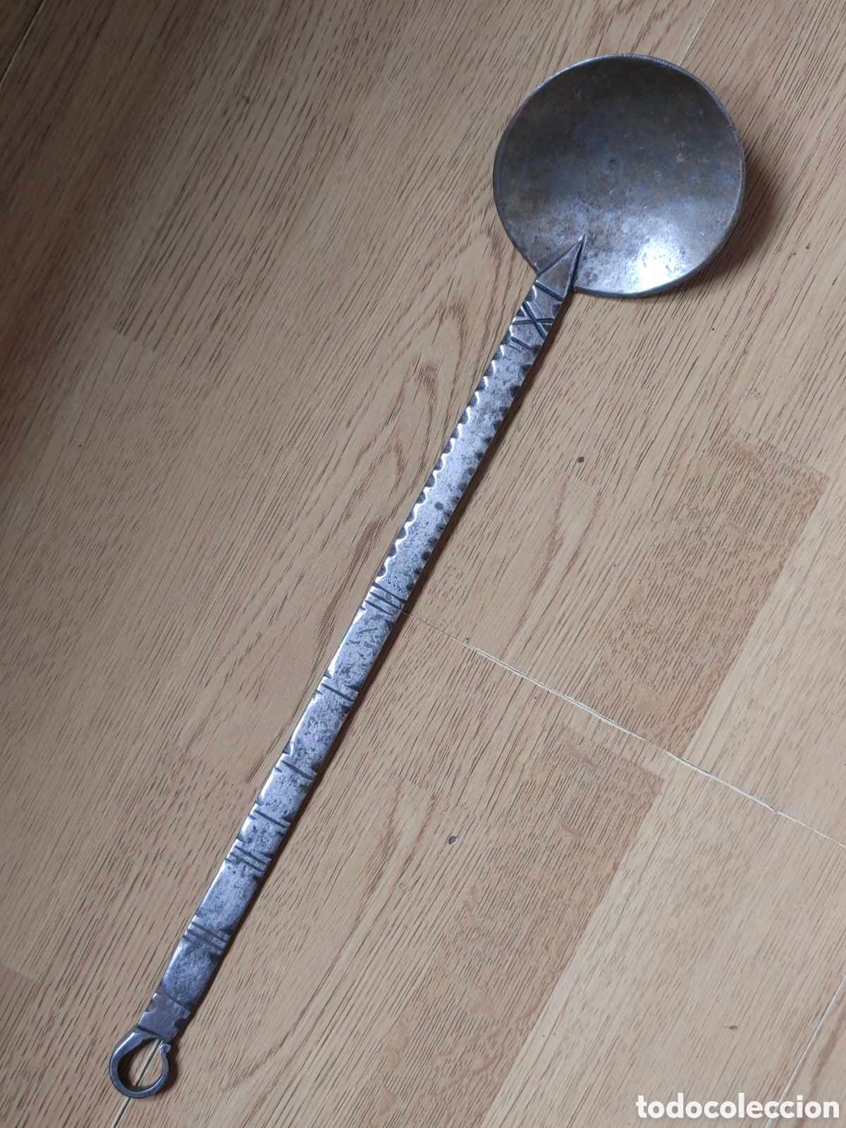 Antig&uuml;edades: Cucharon en hierro forjado. S. XVIII. - Foto 5