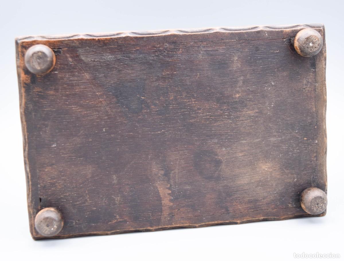 Antig&uuml;edades: Caja de madera antigua - Foto 6