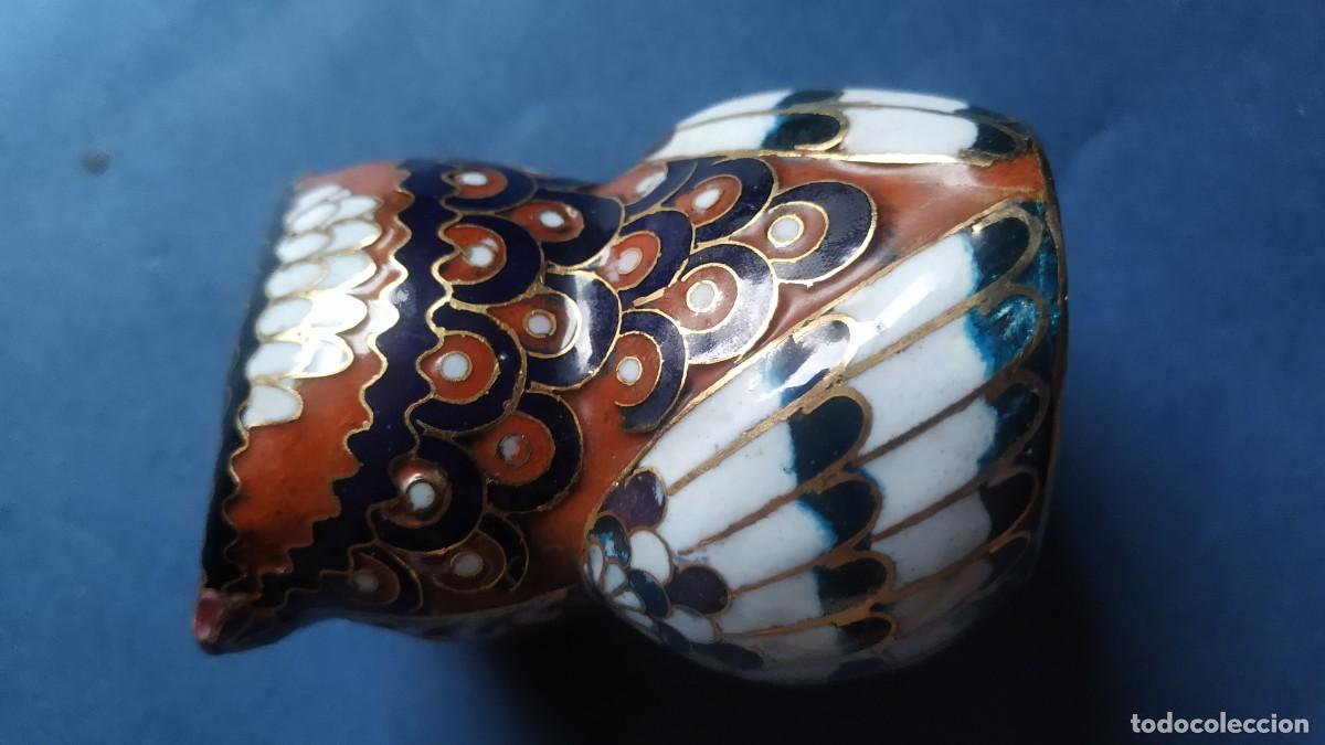 Antig&uuml;edades: buho cloisonne - Foto 5