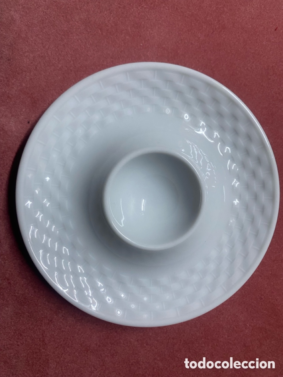 Antig&uuml;edades: Huevera de porcelana - Foto 2