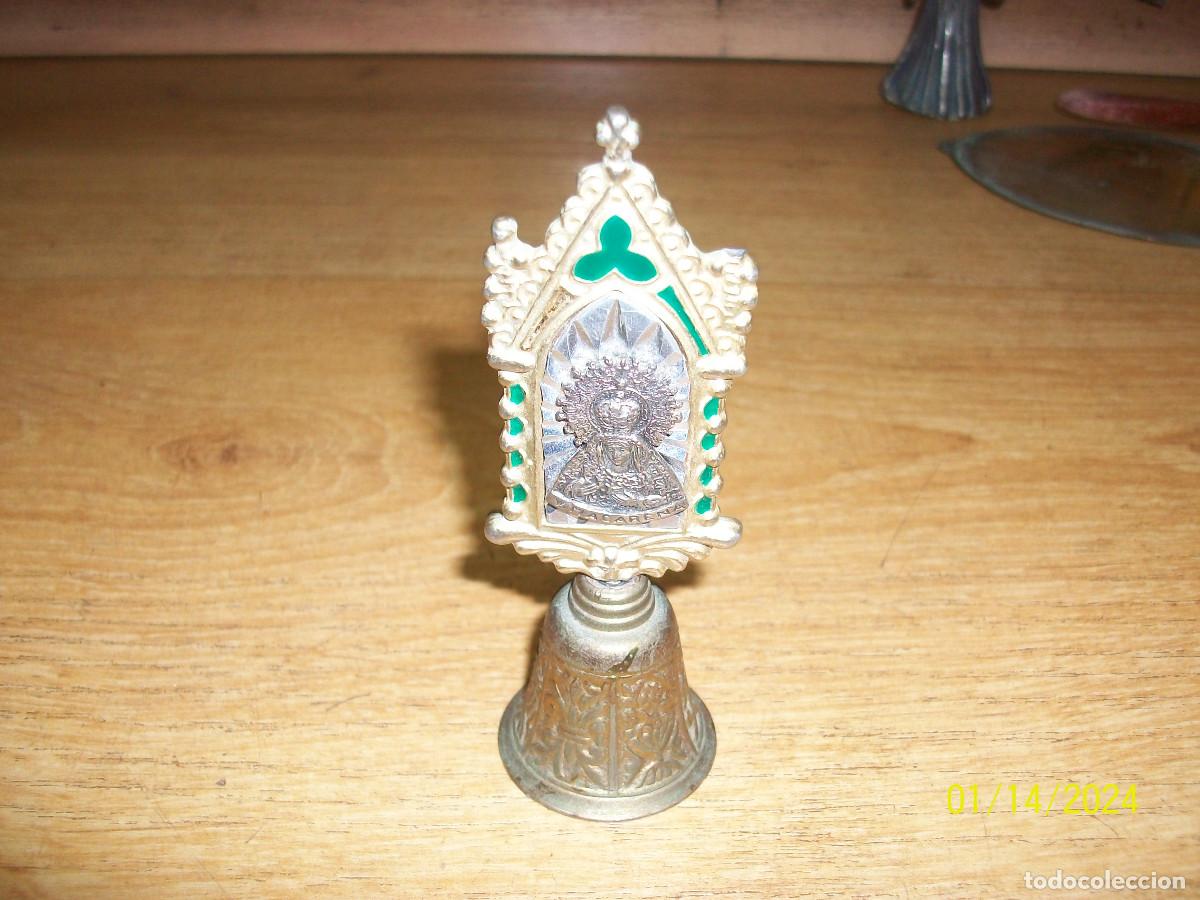 Antig&uuml;edades: CAMPANA DE LA VIRGEN DE LA MACARENA-BRONCE - Foto 1