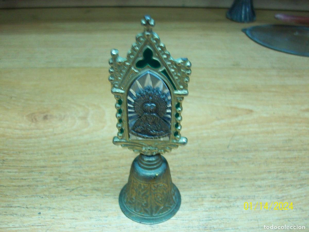 Antig&uuml;edades: CAMPANA DE LA VIRGEN DE LA MACARENA-BRONCE - Foto 2