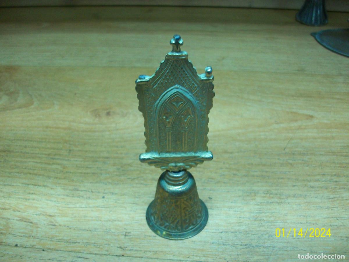 Antig&uuml;edades: CAMPANA DE LA VIRGEN DE LA MACARENA-BRONCE - Foto 3