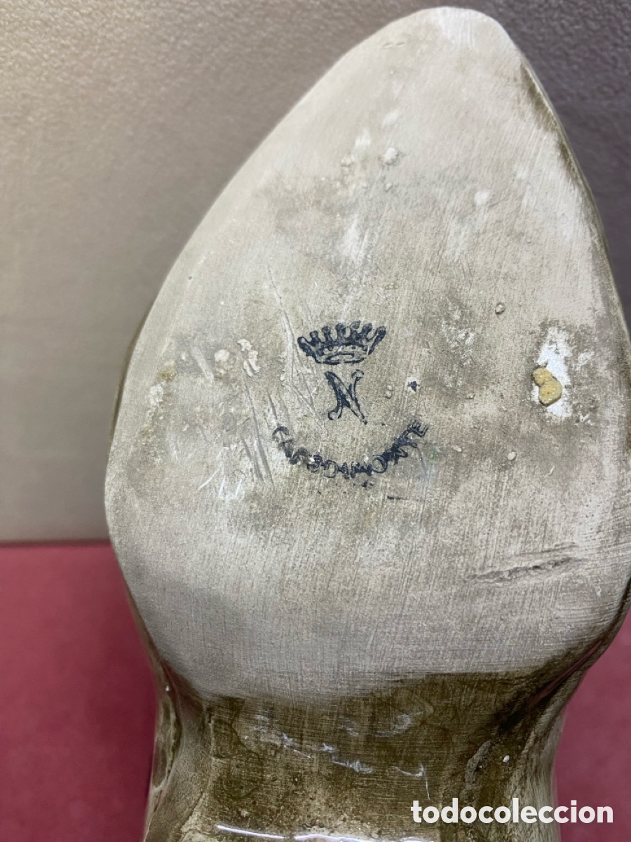 Antig&uuml;edades: Bota porcelana Capodimonte - Foto 5
