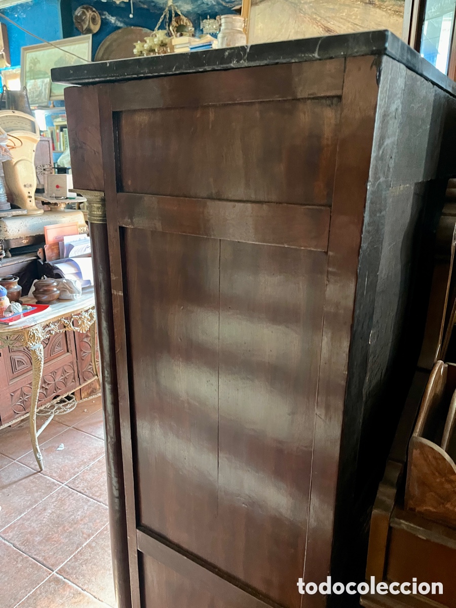 Antig&uuml;edades: AP Sifonier en madera de caoba estilo imperio. - Foto 8
