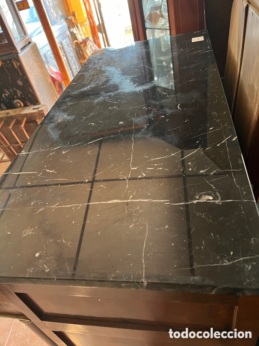 Antig&uuml;edades: AP Sifonier en madera de caoba estilo imperio. - Foto 9