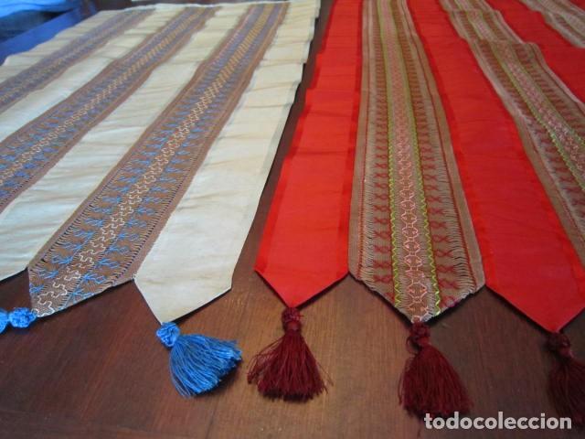 Antig&uuml;edades: Tapetes seda adamascada - Foto 1