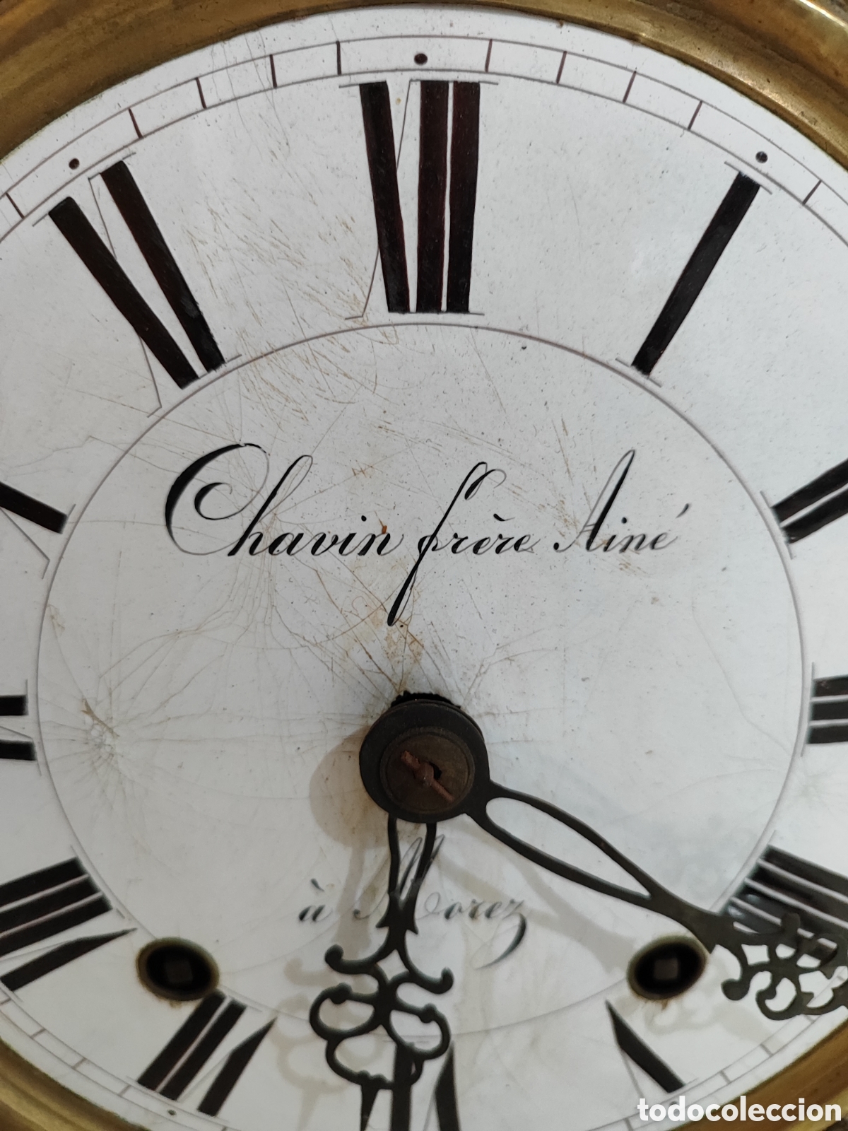 Antig&uuml;edades: RELOJ FRANC&Eacute;S Siglo XIX - Foto 5
