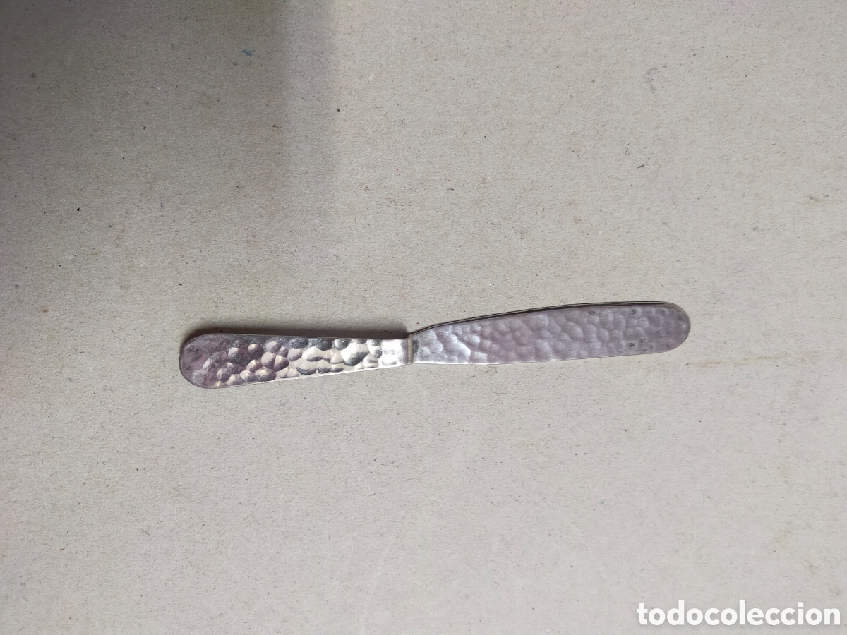 Antig&uuml;edades: ABRECARTAS DE PLATA. MARCAS. 13,5 CM. - Foto 5