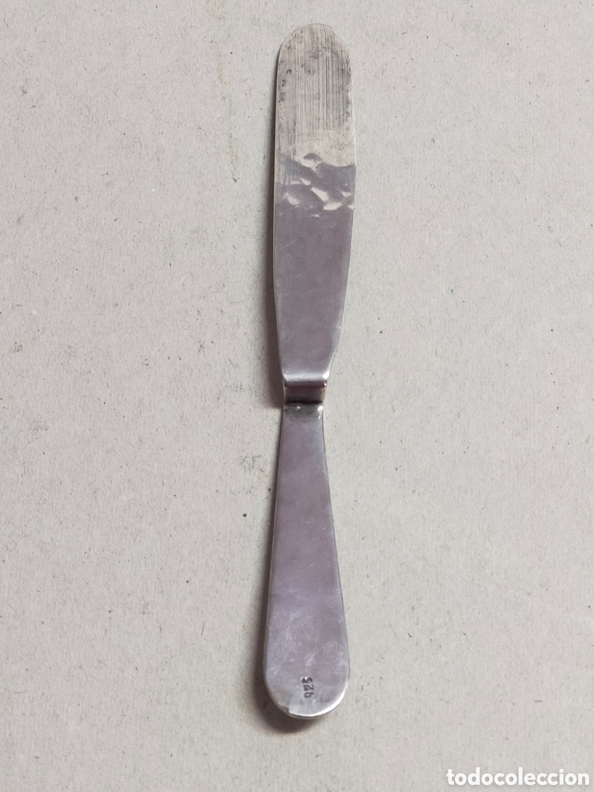 Antig&uuml;edades: ABRECARTAS DE PLATA. MARCAS. 13,5 CM. - Foto 8