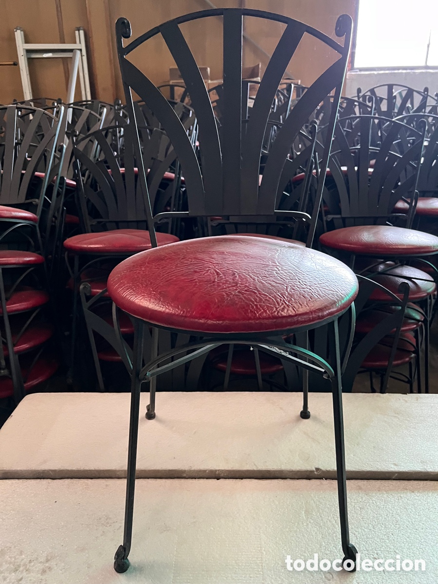 Antig&uuml;edades: SILLA de Hierro forjado decorativa - Foto 2