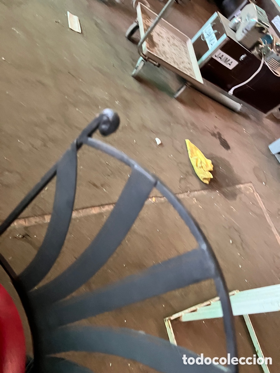 Antig&uuml;edades: SILLA de Hierro forjado decorativa - Foto 4