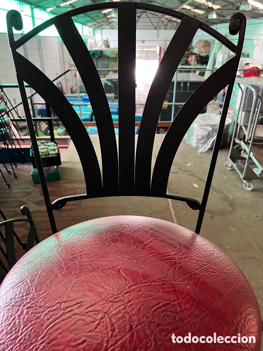 Antig&uuml;edades: SILLA de Hierro forjado decorativa - Foto 5