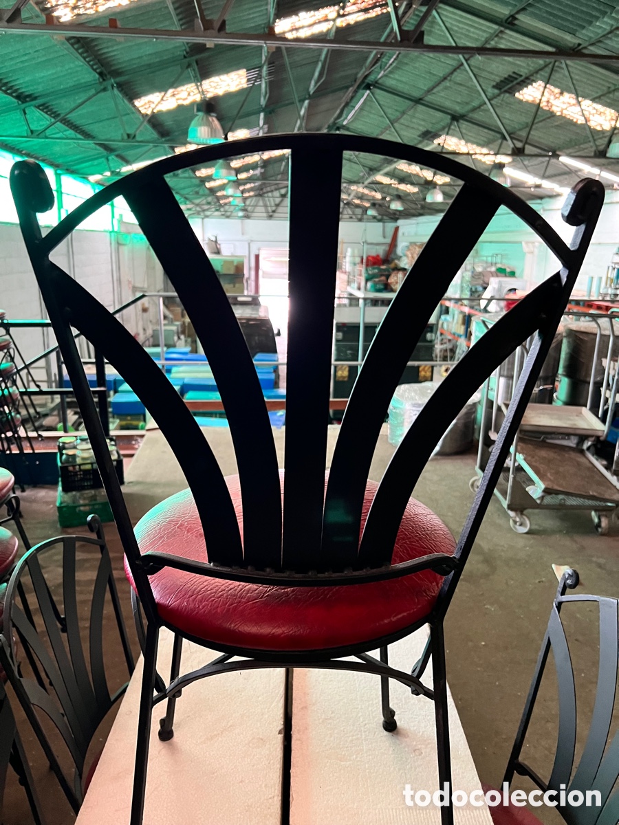 Antig&uuml;edades: SILLA de Hierro forjado decorativa - Foto 6