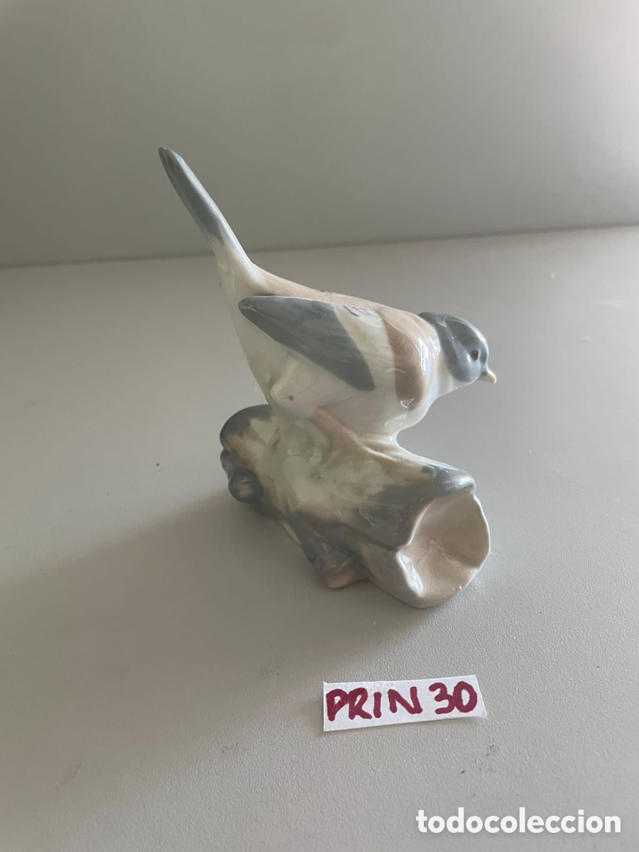 Antig&uuml;edades: P&aacute;jaro de porcelana - Foto 2