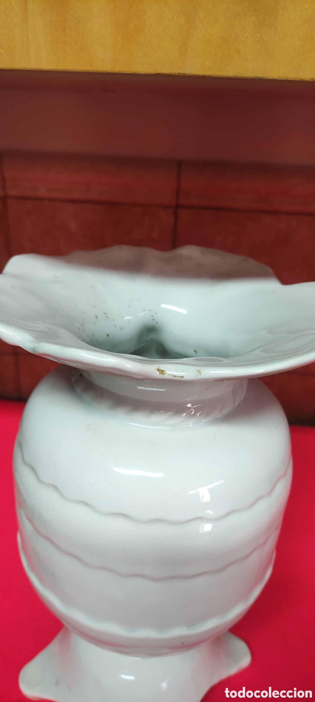 Antig&uuml;edades: JARRON DE PORCELANA - Foto 3