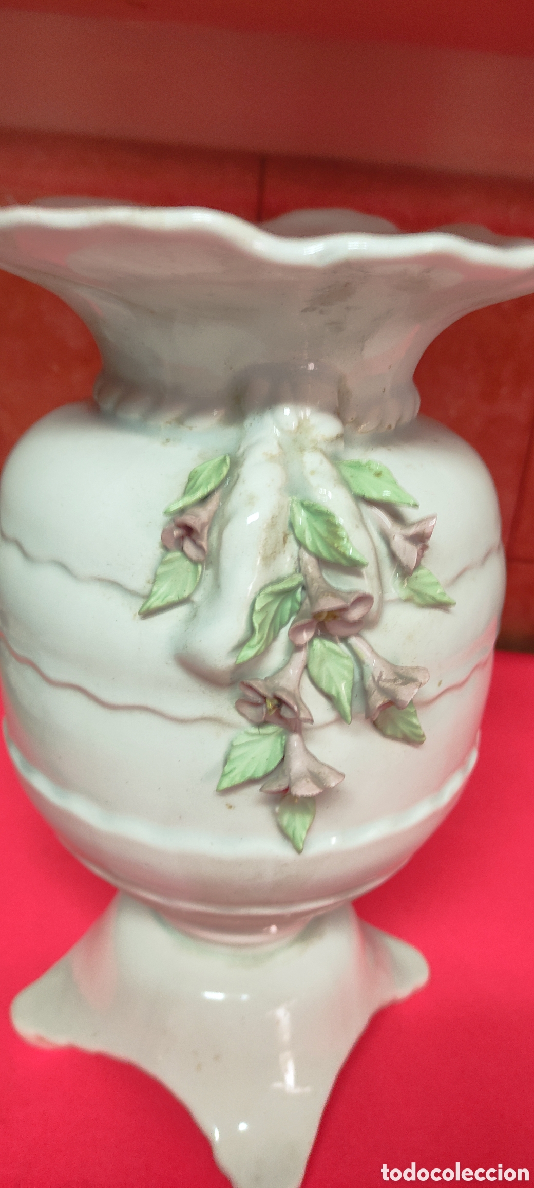 Antig&uuml;edades: JARRON DE PORCELANA - Foto 5