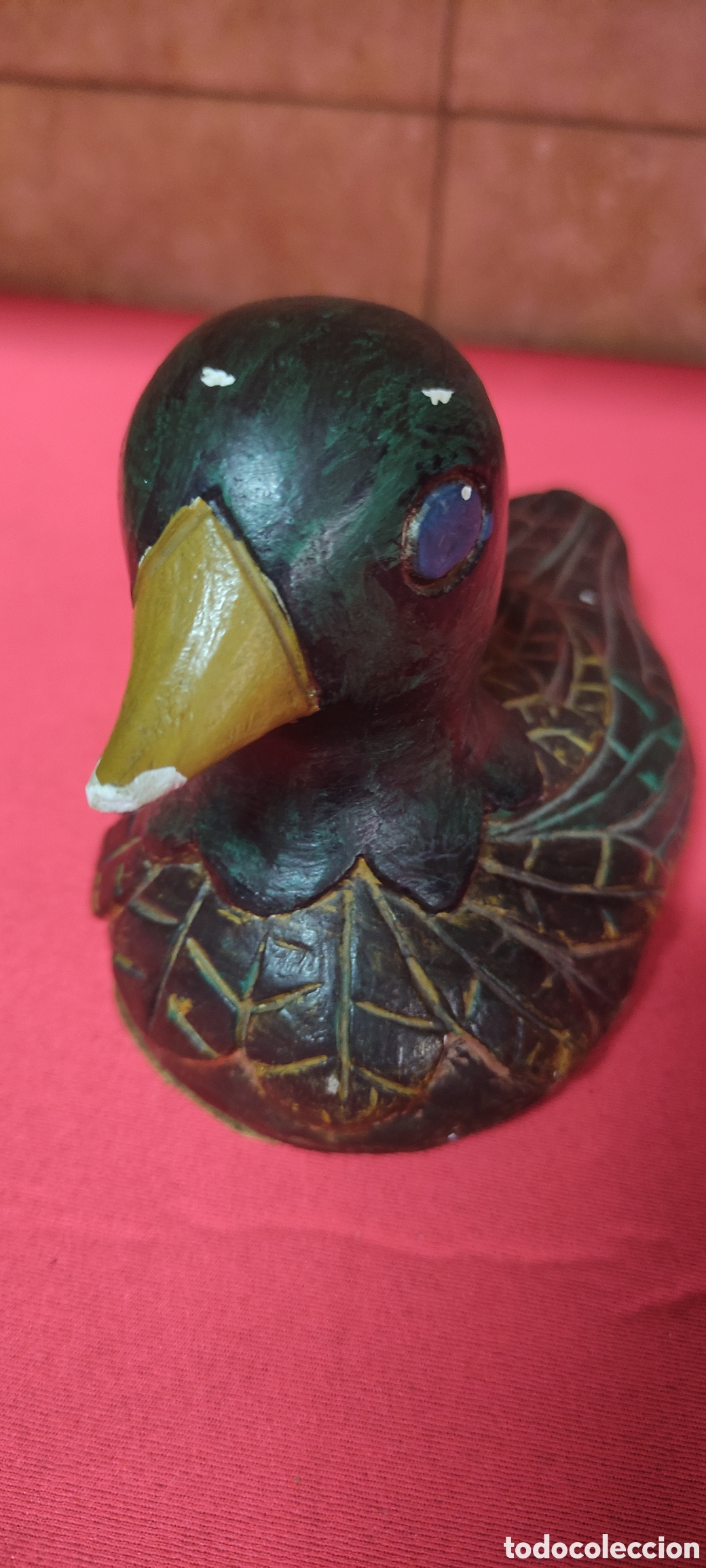 Antig&uuml;edades: FIGURA PATO DE ESCAYOLA - Foto 8