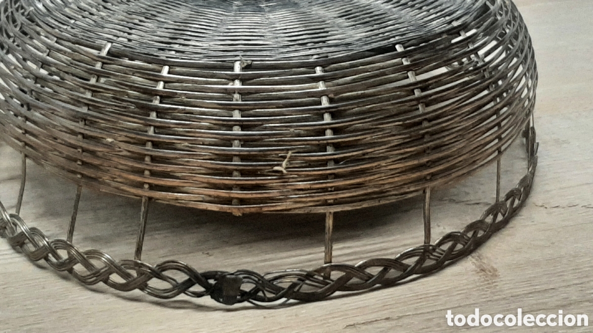 Antig&uuml;edades: CESTA METALICA - Foto 3