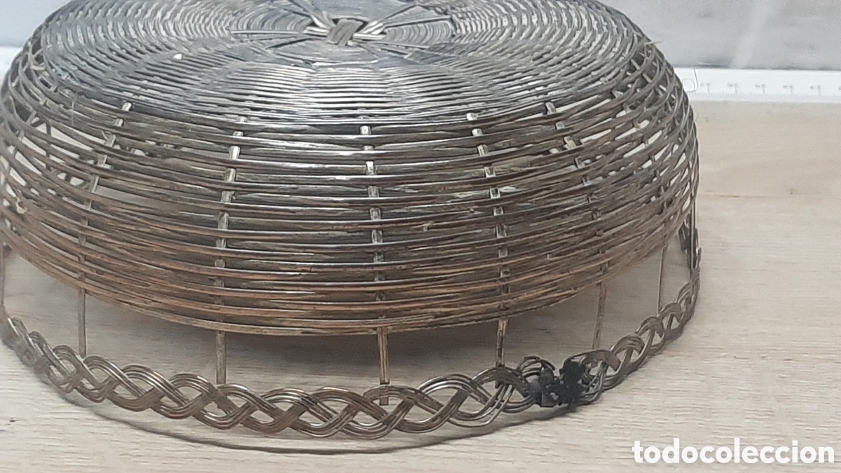 Antig&uuml;edades: CESTA METALICA - Foto 4