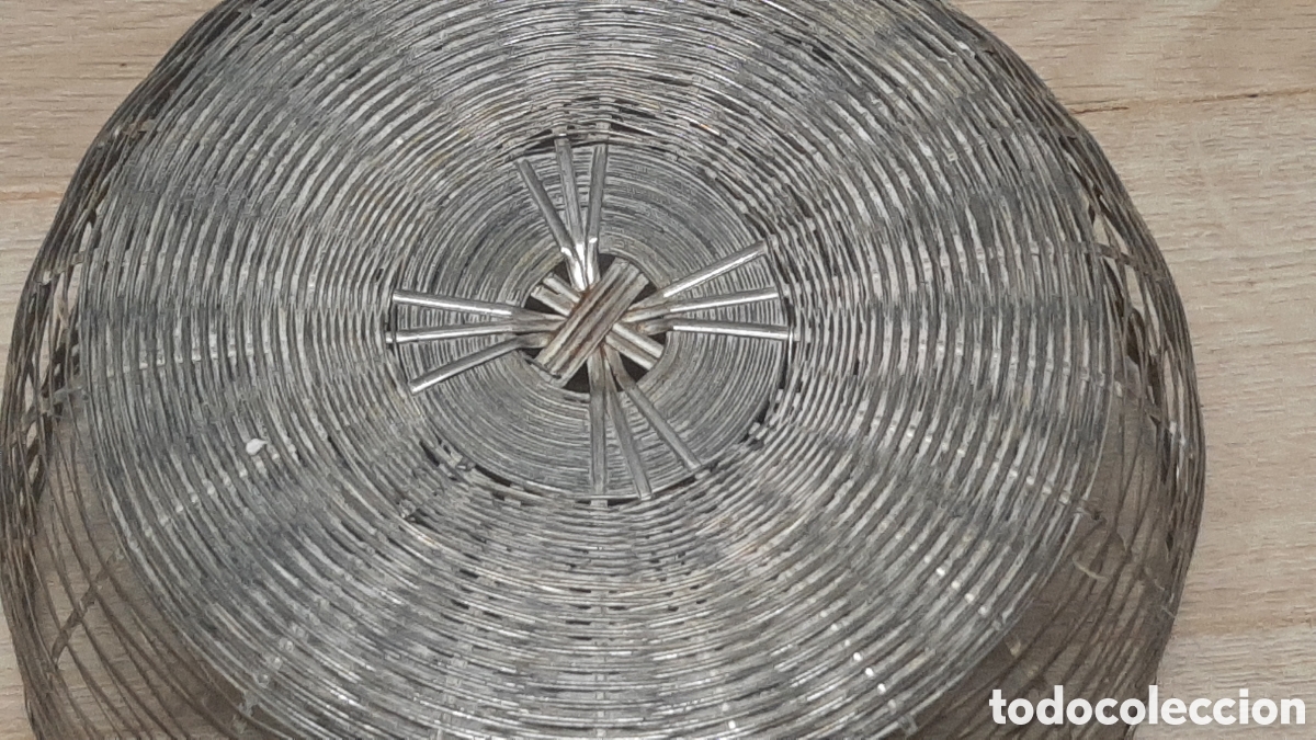 Antig&uuml;edades: CESTA METALICA - Foto 5