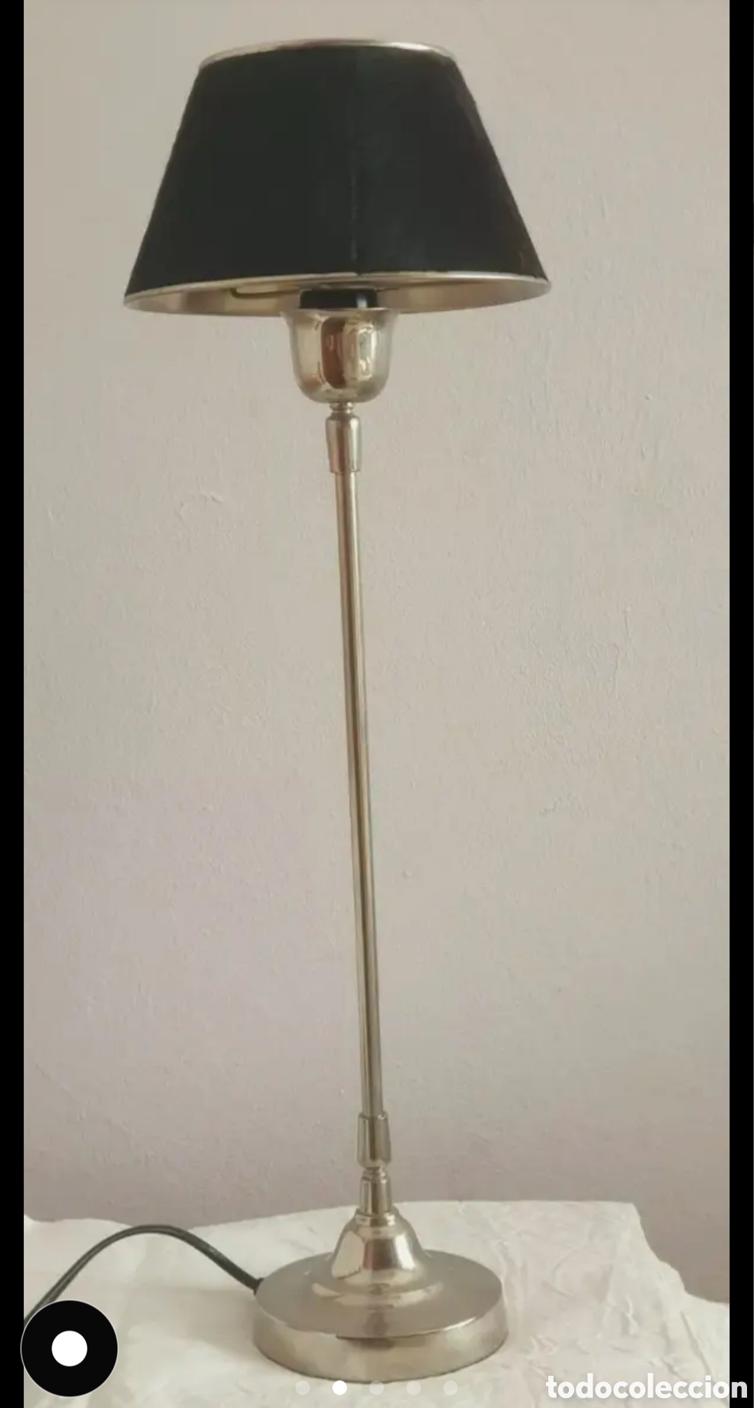 Antig&uuml;edades: L&aacute;mpara de mesa Blanc de ivoire - Foto 2
