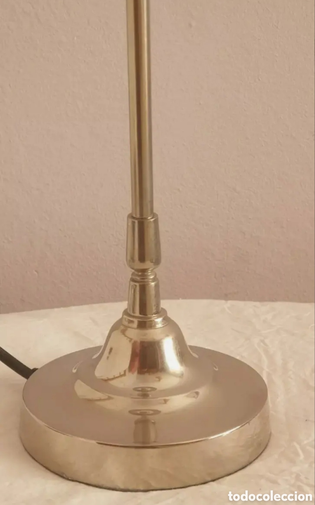 Antig&uuml;edades: L&aacute;mpara de mesa Blanc de ivoire - Foto 5