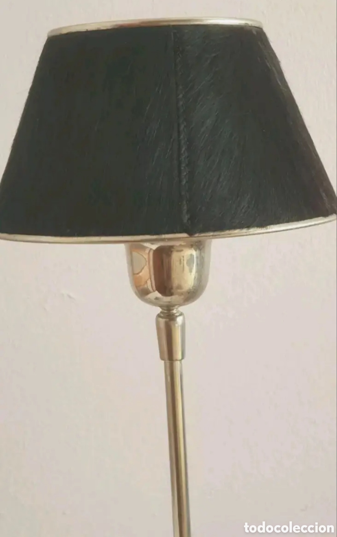 Antig&uuml;edades: L&aacute;mpara de mesa Blanc de ivoire - Foto 1