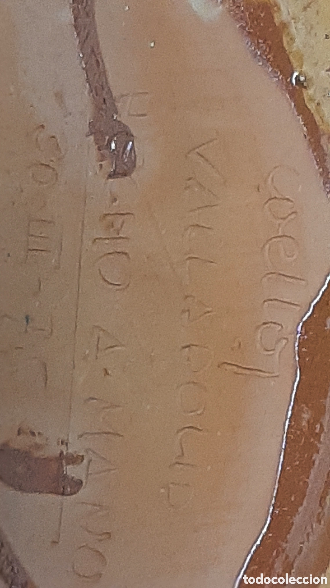 Antig&uuml;edades: PLATO BARRO COELLO 1975 - Foto 4