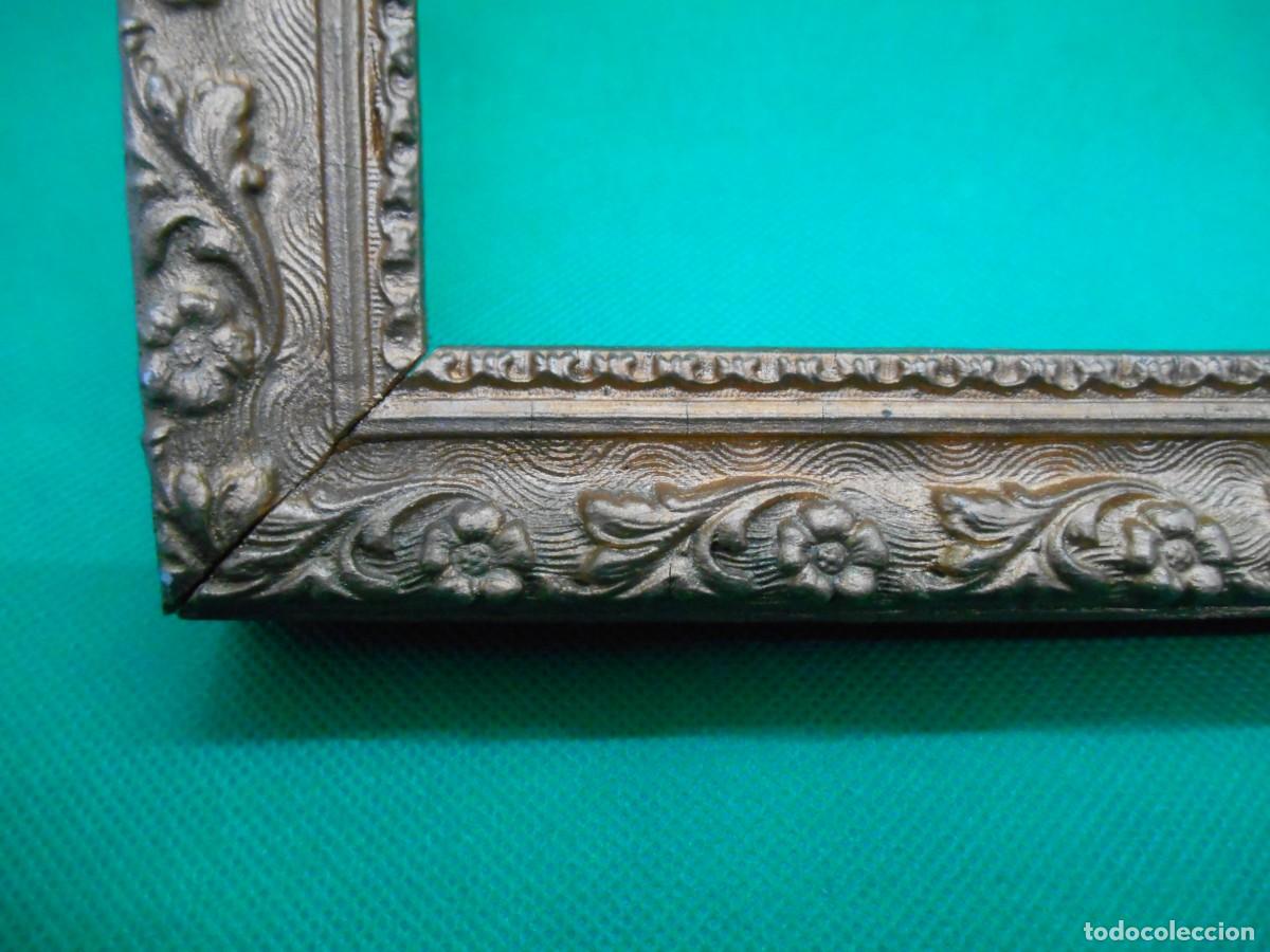 Antig&uuml;edades: ANTIGUO MARCO DE MADERA DORADO - Foto 3